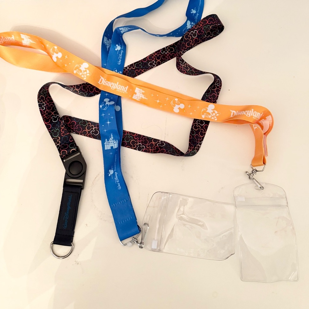 Walt disney world parks lanyard set